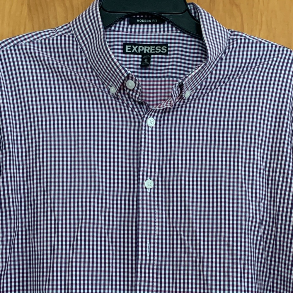 Express Men's Modern Fit Button Down Shirt XL